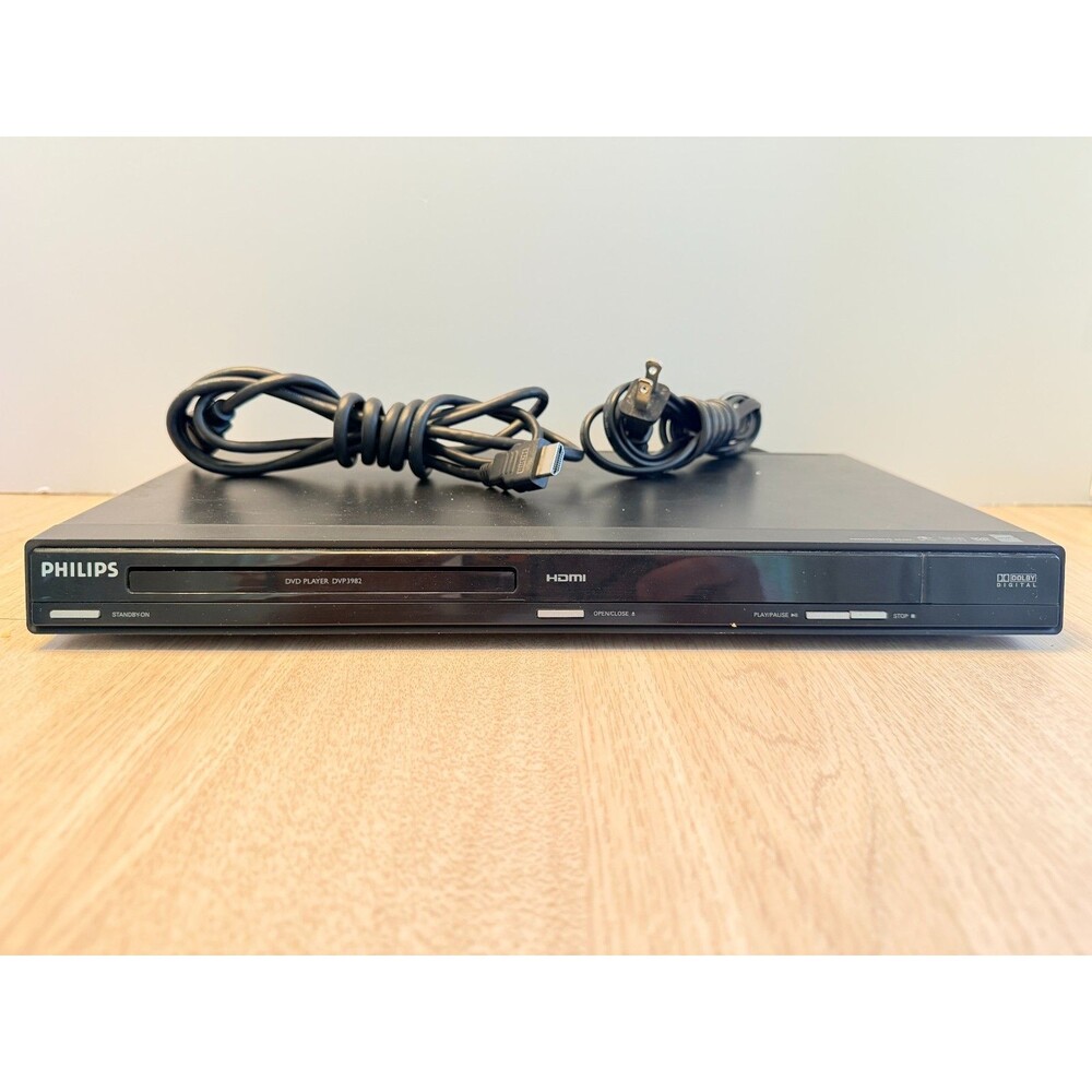 Philips DVD Player DVP3982 + HDMI Cable - No Remote - Tested!